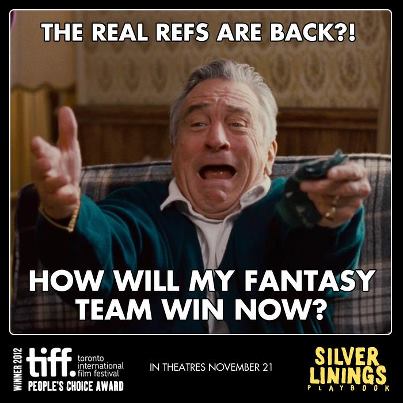 TIFF de Niro football fanatic