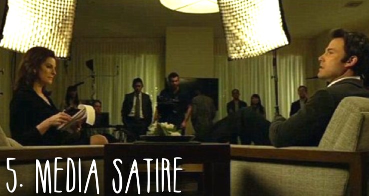 gone girl media satire