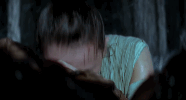 Rey the force awakens gif