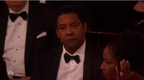 Denzel at Golden Globes