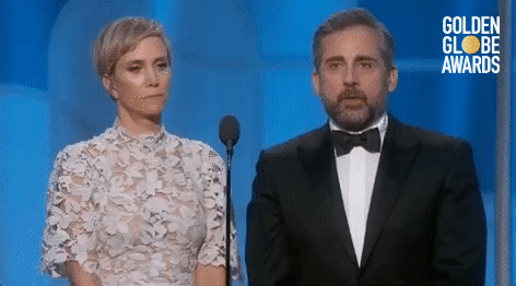 kristen wiig and steve carell golden globes