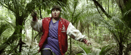 hunt for the wilderpeople dance gif