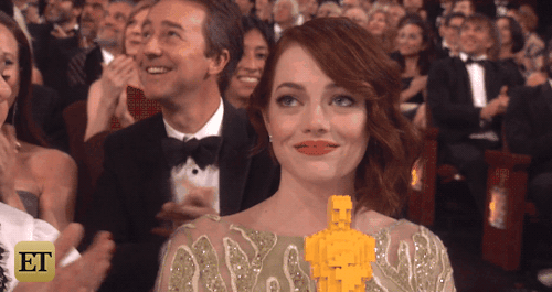 emma stone oscar gif