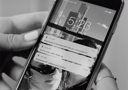 Shiva Baby phone gif