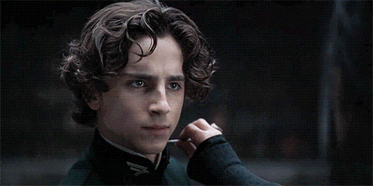 Timothee Chalamet Dune 2021 gif