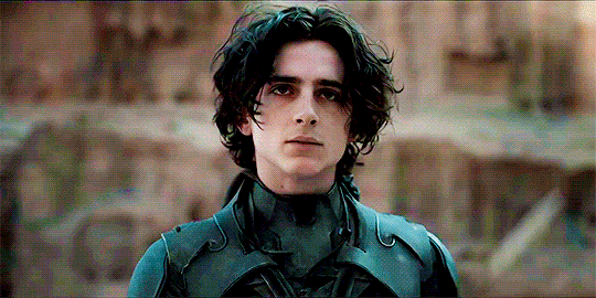 Timothee Chalamet Dune 2021 gif