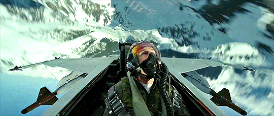 Top Gun Maverick aerial gif